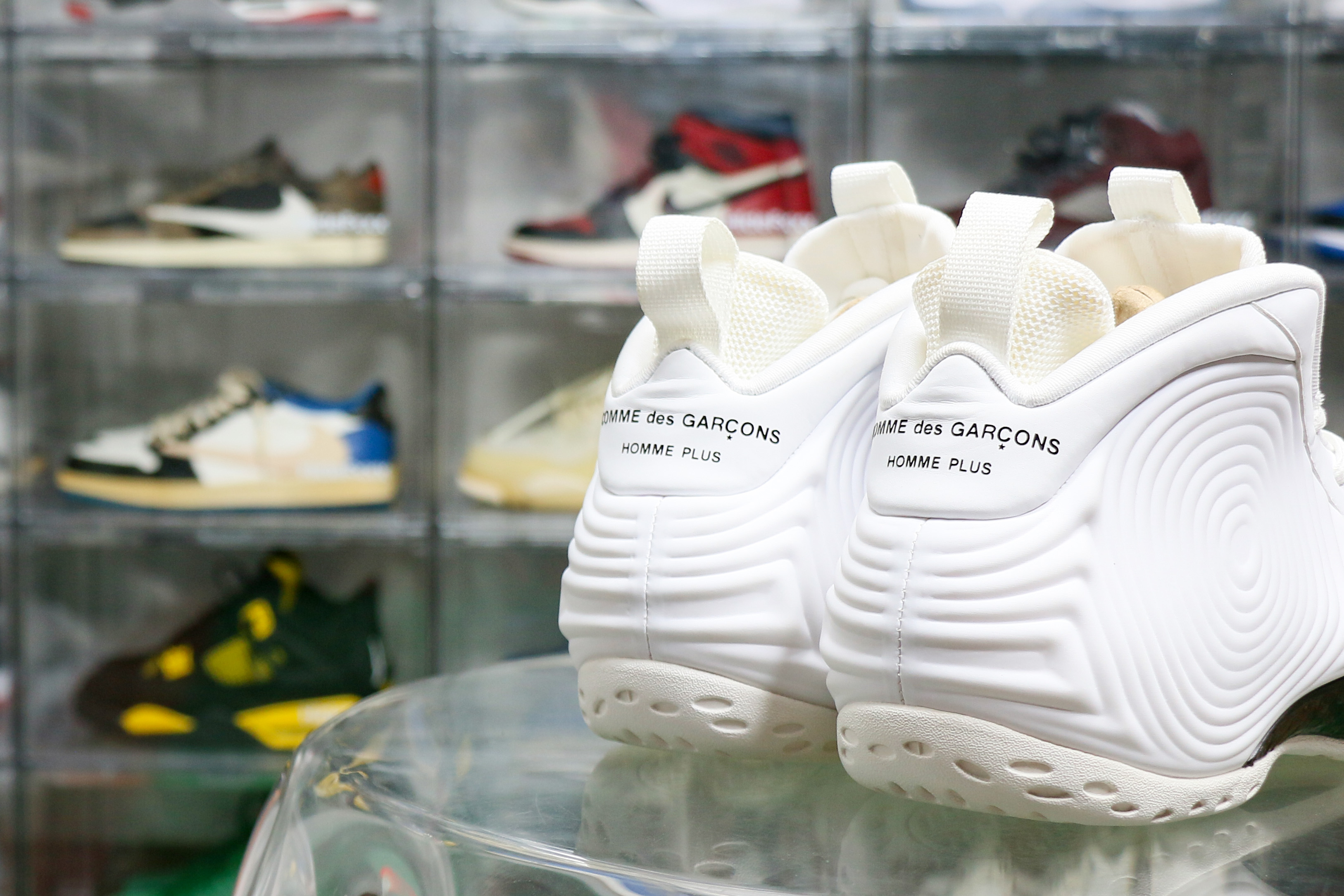 Nike Air Foamposite Comme des Garcons Homme Plus White