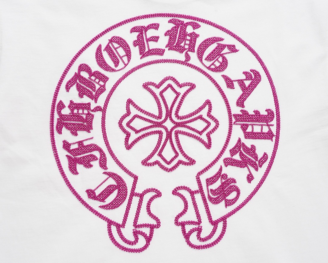 Chrome Hearts T-Shirt 2025 Appliqué heavy embroidery Tee