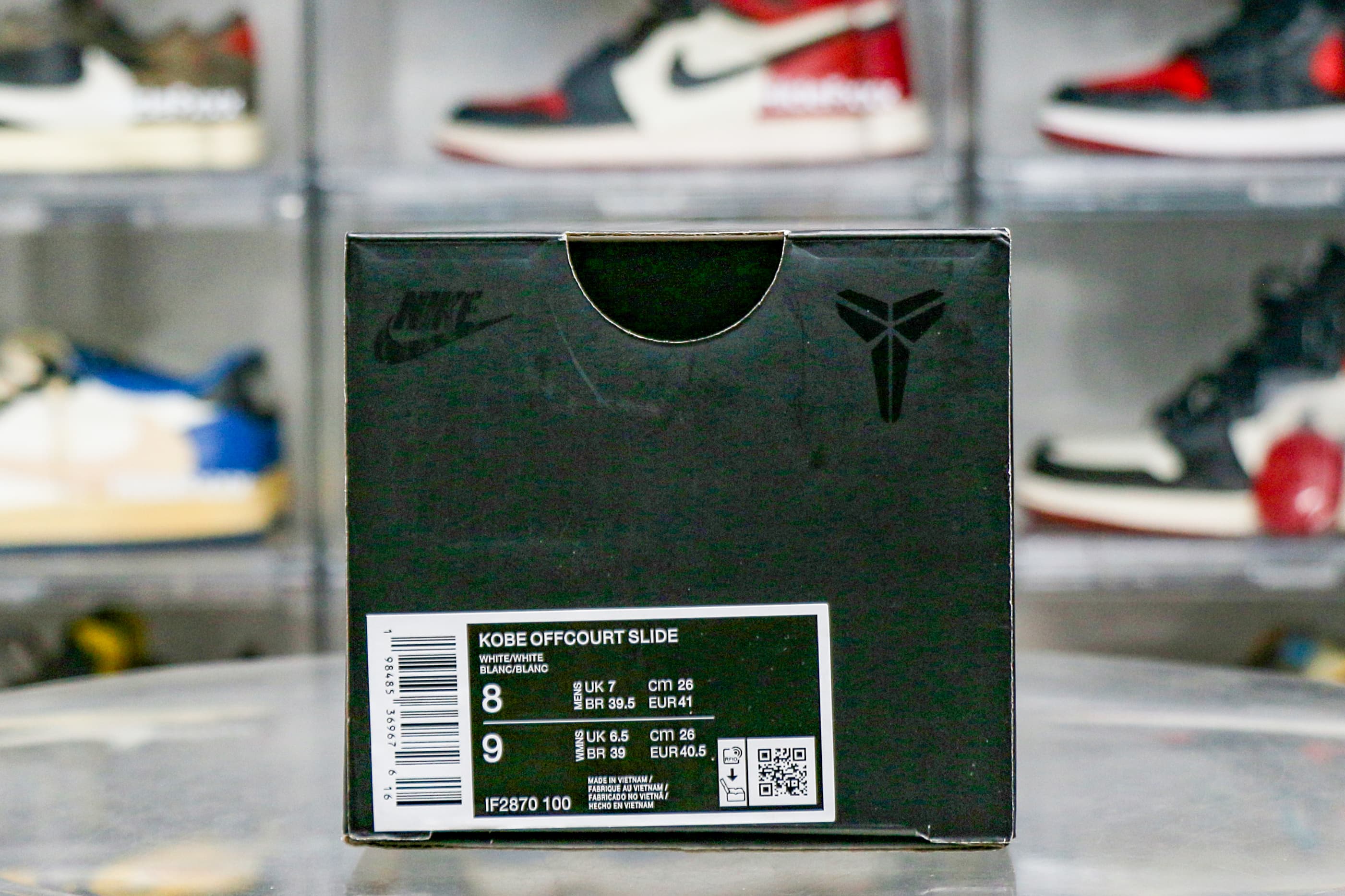 Nike Kobe Offcourt Slide Triple White(A1 Batch)