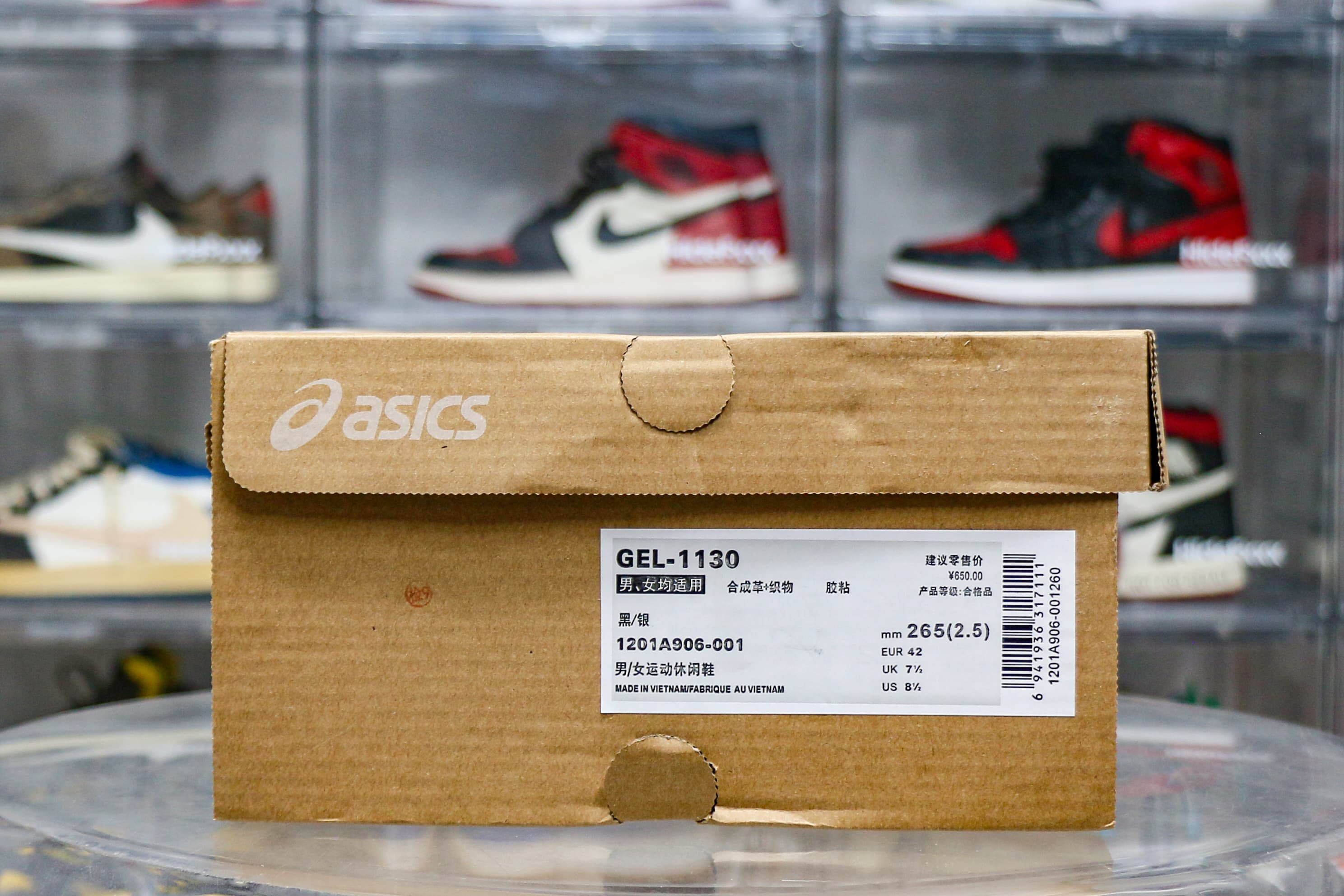 ASICS Gel-1130 Black Pure Silver