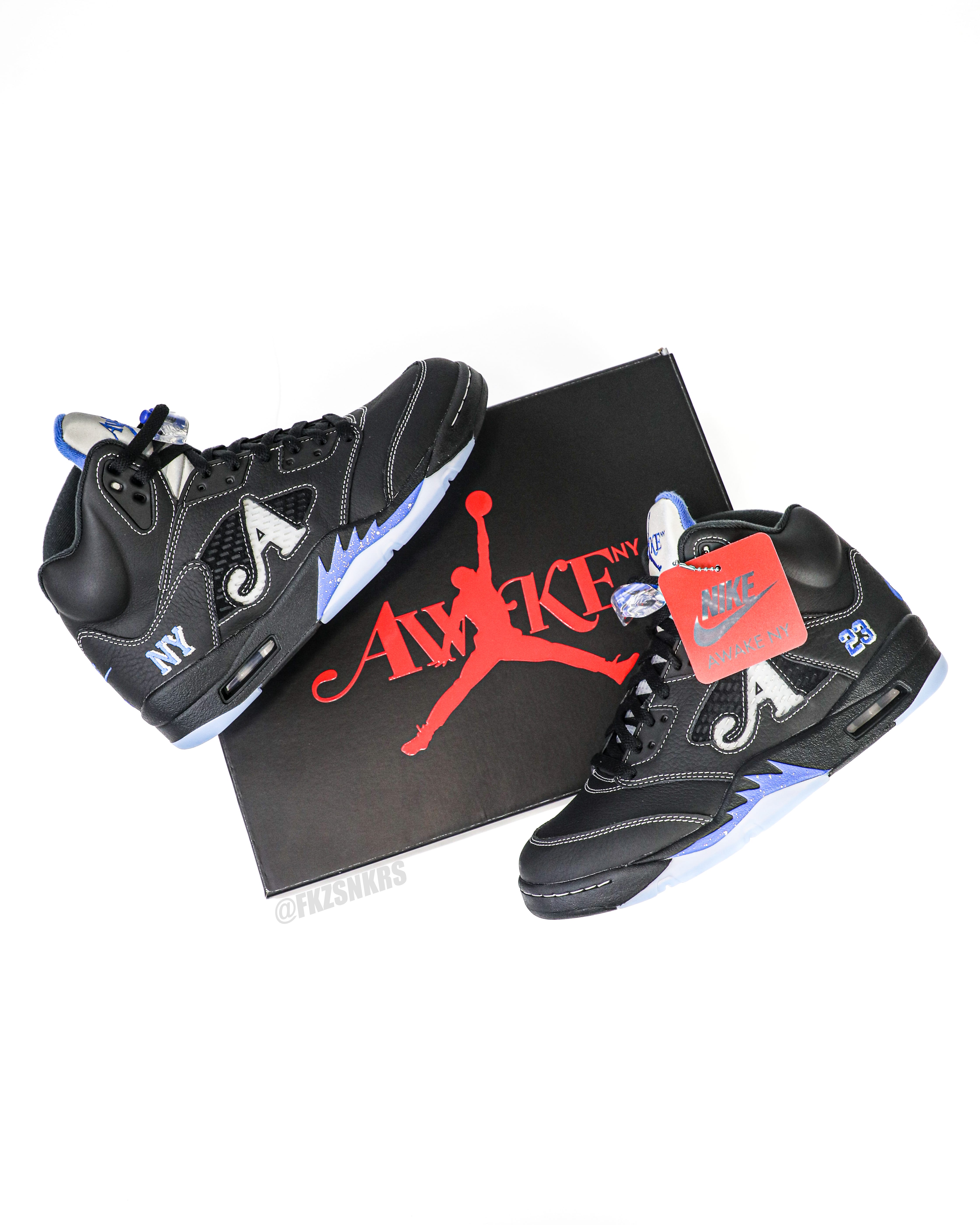 Awake NY x Air Jordan 5 Racer Blue 2025 (Ln5 A1)