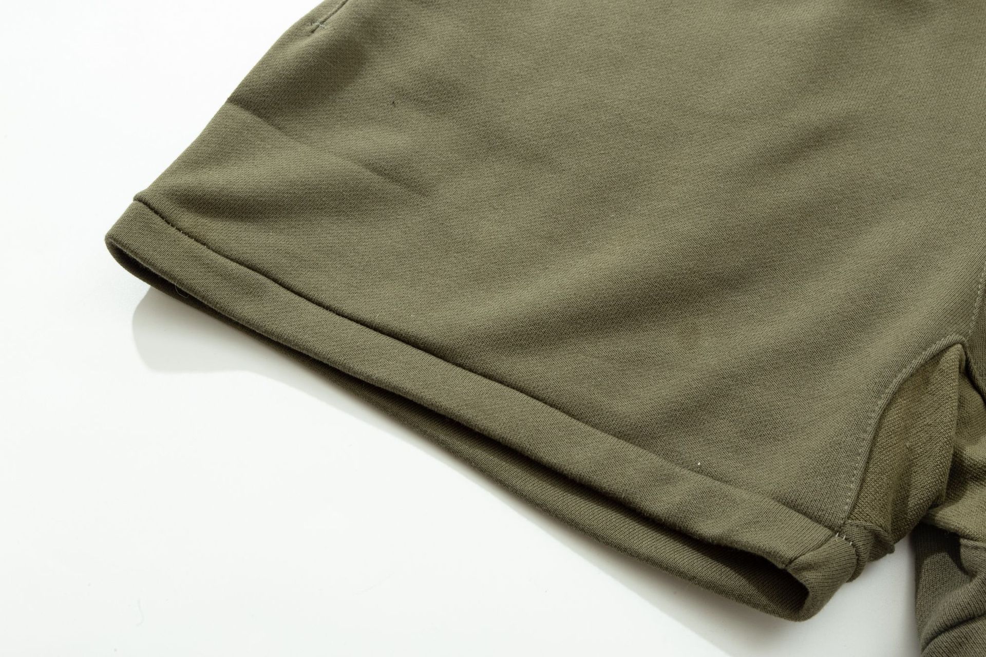 FOG Essentials 2025 Flocked Arch Letter Casual Loose Shorts